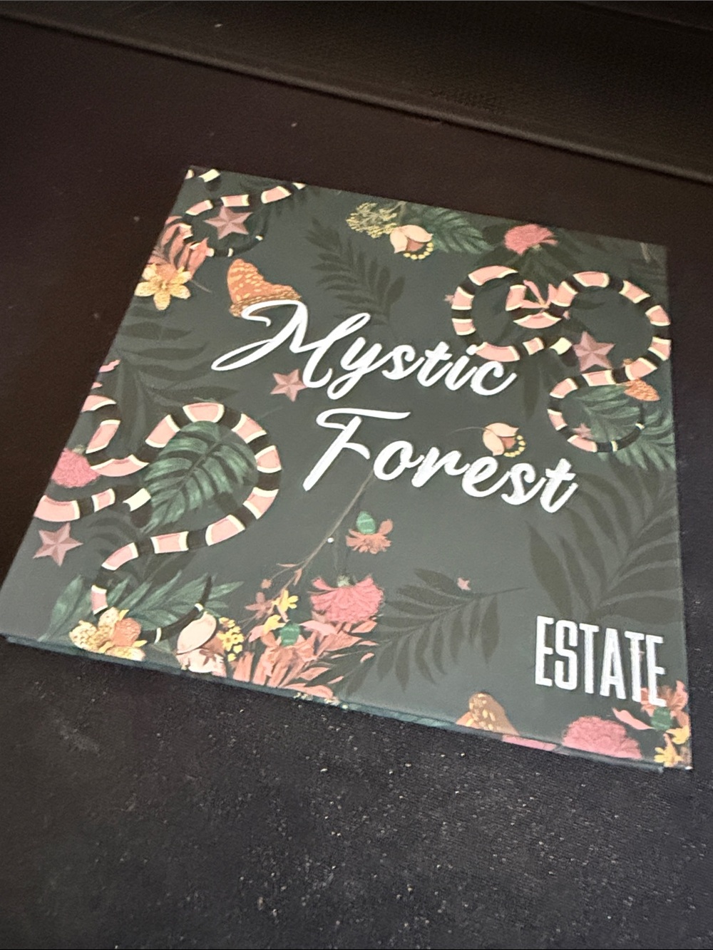Estate Mystic Forest Coffee Table Book - Green & Pink Accents